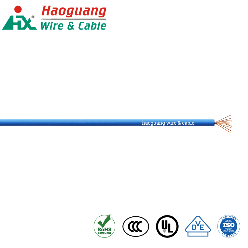 UL AWM 1007 PVC με μόνωση RoHS Single Core Cable Hook-up